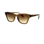 Stijlvolle Zonnebril Rb0707S 664051 Ray-Ban , Brown , Unisex