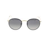 Ronde zonnebril zwart goud Ray-Ban , Yellow , Unisex