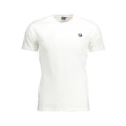 Katoenen Logo Geborduurd T-shirt met korte mouwen Sergio Tacchini , Wh...