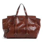 Stijlvolle Duffle Tas The Bridge , Brown , Dames