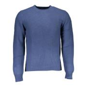 Blauwe Pullover met gerecyclede vezels North Sails , Blue , Heren