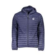 Blauwe hoodie met stijlvolle rits North Sails , Blue , Heren