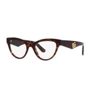 DG CrossedLarge Brilmontuur Dolce & Gabbana , Brown , Dames