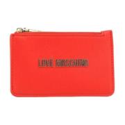 Dames Ritsportemonnee Love Moschino , Red , Dames