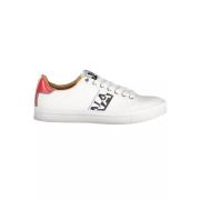 Witte Sneakers met Contrasterende Details Napapijri , White , Heren