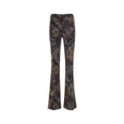 Gedrukte stretch viscose broek Etro , Multicolor , Dames