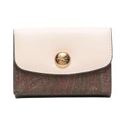 Beige Signature Paisley Portemonnee Etro , Beige , Dames