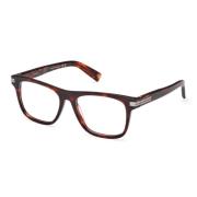 Blonde Havana Black Brillen Montuur Ermenegildo Zegna , Brown , Unisex