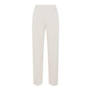 Klassieke Beige Broek met Zijzakken Patrizia Pepe , Beige , Dames