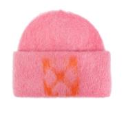 Pet met logo Off White , Pink , Dames