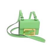 Pre-owned Leather fendi-bags Fendi Vintage , Green , Dames