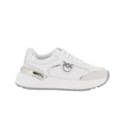 Witte Sneakers GEM Pinko , White , Dames