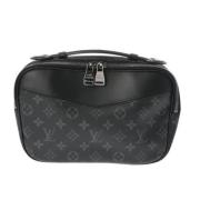 Pre-owned Canvas louis-vuitton-bags Louis Vuitton Vintage , Black , He...