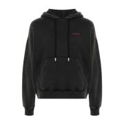 Zwarte Sweatshirt Aw24 Off White , Black , Heren