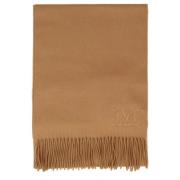 Kameel Foulard Sjaal Max Mara , Brown , Dames