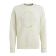 Waffle Jersey Crewneck Sweatshirt PME Legend , Beige , Heren