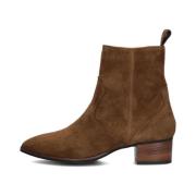 Suède Enkellaarsjes Cognac 3221 Notre-v , Brown , Dames