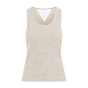 Neutrale Topkleding Aw24 Bottega Veneta , Beige , Dames