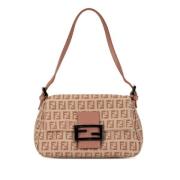 Pre-owned Canvas fendi-bags Fendi Vintage , Brown , Dames