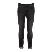 Zwarte George Jeans Dondup , Black , Heren