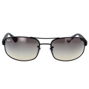 Rechthoekige stalen en acetaat zonnebril Ray-Ban , Black , Unisex