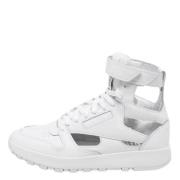 Pre-owned Leather sneakers Maison Margiela Pre-owned , White , Dames