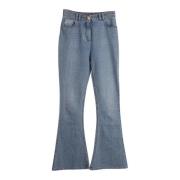 Pre-owned Cotton jeans Balmain Pre-owned , Blue , Dames