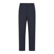 Blauwe Straight Fit Broek Ami Paris , Blue , Heren