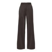 Bruine wollen Lillie broek P.a.r.o.s.h. , Brown , Dames