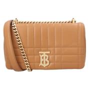 Leather shoulder-bags Burberry , Brown , Dames