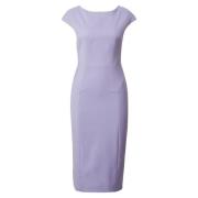 Lila Midi Etuikjole met Split Hugo Boss , Purple , Dames