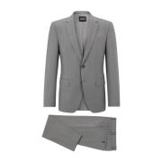 Single Breasted Suits Hugo Boss , Gray , Heren