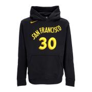 Stephen Curry NBA City Edition Club Hoodie Nike , Black , Heren