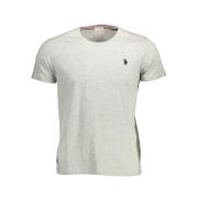 Essential Gray Logo Tee U.s. Polo Assn. , Gray , Heren