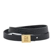 Pre-owned Leather bracelets Carolina Herrera Pre-owned , Black , Dames