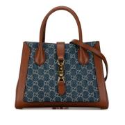 Pre-owned Denim gucci-bags Gucci Vintage , Blue , Dames