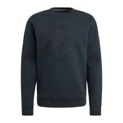 Wafel Crewneck Jersey PME Legend , Blue , Heren