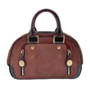 Pre-owned Leather handbags Louis Vuitton Vintage , Brown , Dames