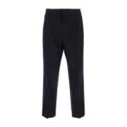 Wijde Broek M.w. Pants 509 Dries Van Noten , Black , Heren