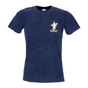 Lullaby Tee Navy Mineral Wash Ripndip , Blue , Heren