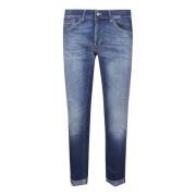 Stijlvolle Denim Jeans voor Mannen Dondup , Blue , Heren