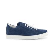 Italiaanse Suède Sneakers voor Lente/Zomer Duca di Morrone , Blue , He...