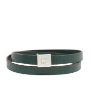 Pre-owned Leather bracelets Carolina Herrera Pre-owned , Gray , Heren