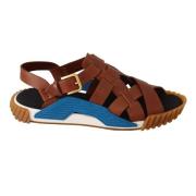 Flat Sandals Dolce & Gabbana , Brown , Heren