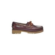 Ranger Moc Zacht Lederen Instappers Sebago , Brown , Dames