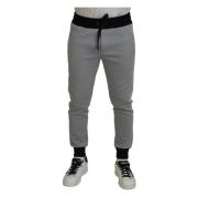 Elegante Grijze Jogger Broek Dolce & Gabbana , Gray , Heren