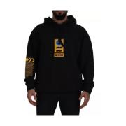 Zwart Katoenen Logo Hoodie Dolce & Gabbana , Black , Heren