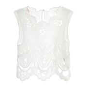 Stijlvolle Top voor Vrouwen Dolce & Gabbana , White , Dames