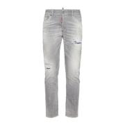 Grijze Jeans Pantalone Dsquared2 , Gray , Heren