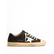 Glitter Star Sneakers Golden Goose , Black , Dames